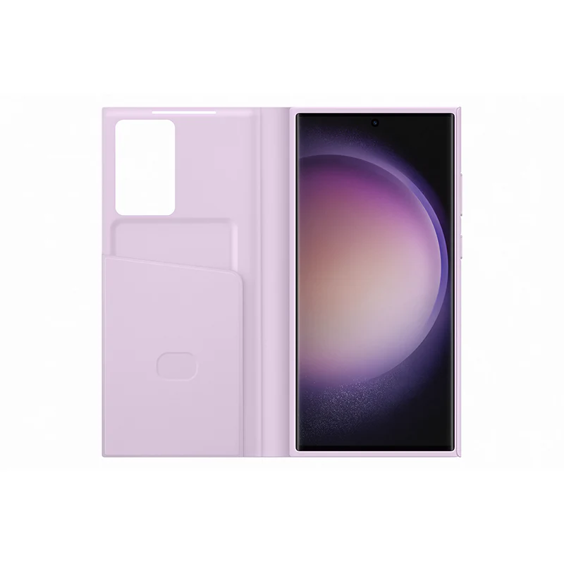 Samsung EF-ZS918CVEGWW Galaxy S23 Ultra Smart View Wallet Case (Lavender) - Image 2