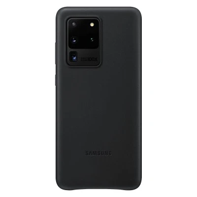 Samsung Galaxy S20 Ultra 5G Leather Cover (Black)