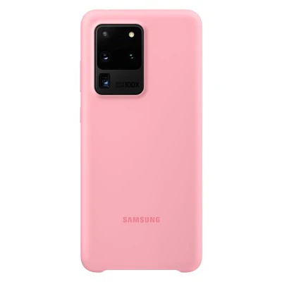 Samsung Galaxy S20 Ultra 5G Silicone Cover (Pink) - Image 2