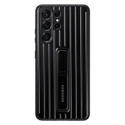 Samsung Galaxy S21 Ultra 5G Protective Standing Cover (Black) - Image 2