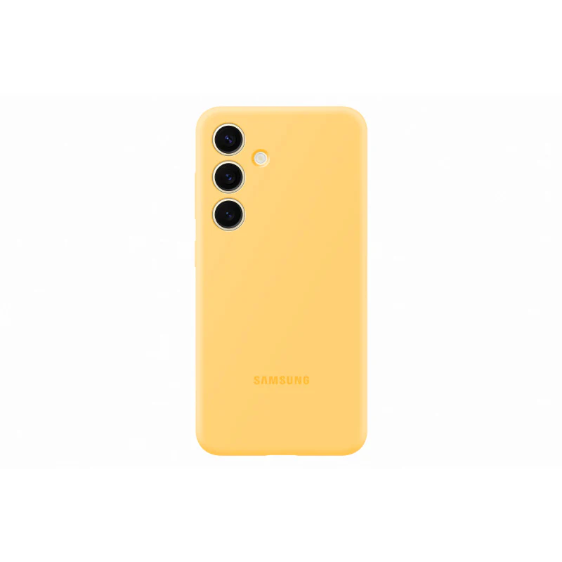 Samsung Galaxy S24 Silicone Case (Yellow) - Image 4