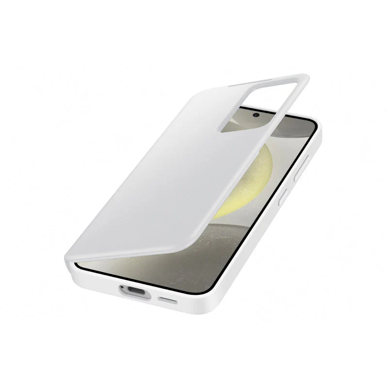 Samsung Galaxy S24 Smart View Wallet Case (White) - Image 3