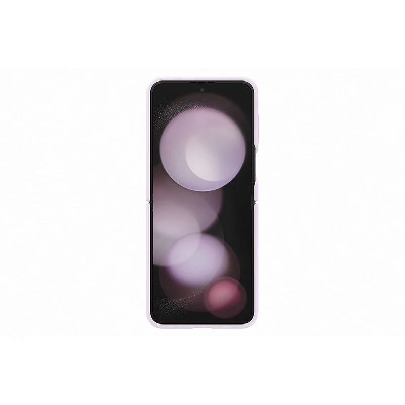 Samsung Galaxy Z Flip5 EF-PF731TVEGWW Silicone Case with Ring (Lavender) - Image 3