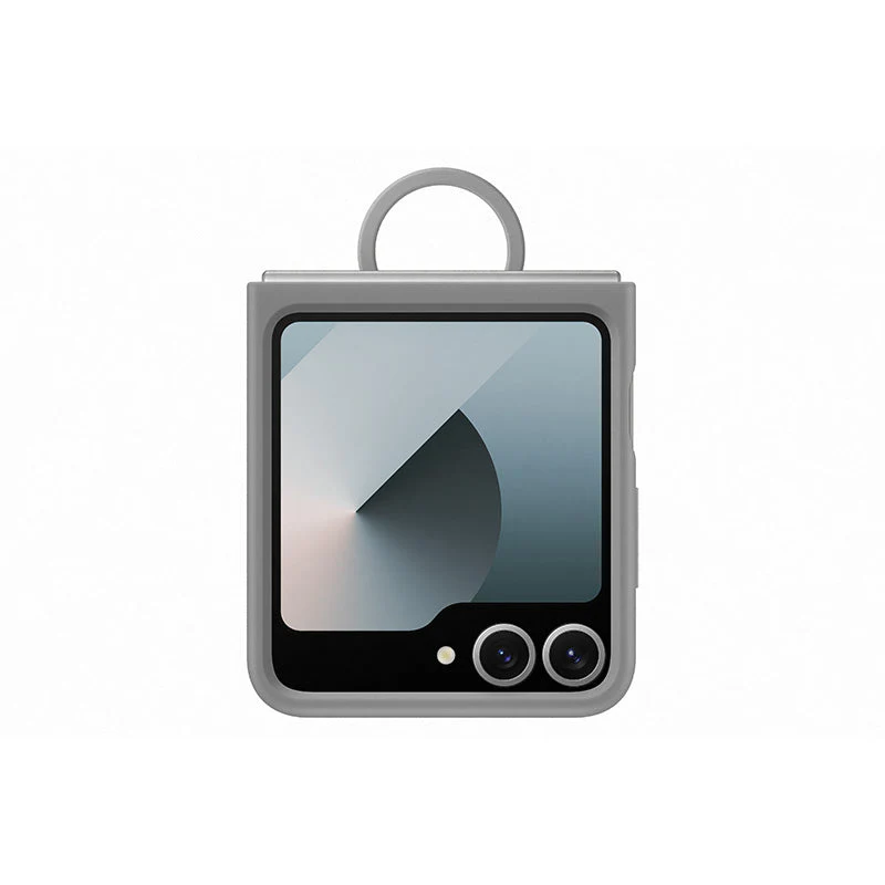 Samsung Galaxy Z Flip6 EF-PF741TJEGWW Silicone Case Gray - Image 4