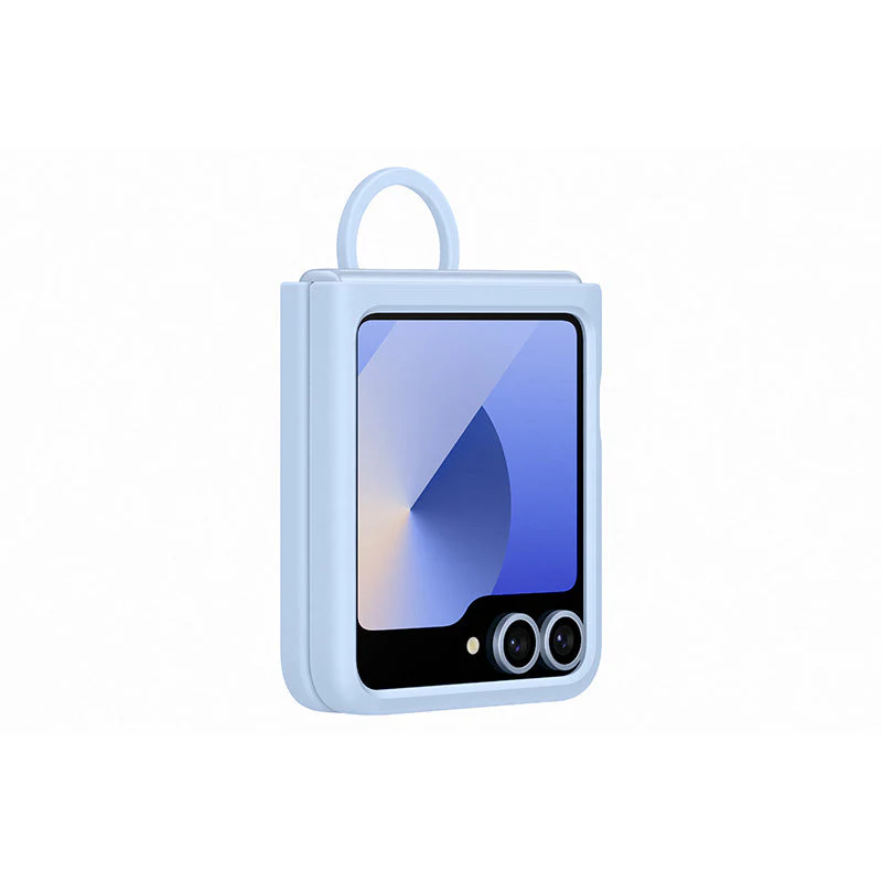 Samsung Galaxy Z Flip6 EF-PF741TLEGWW Silicone Case Blue - Image 2