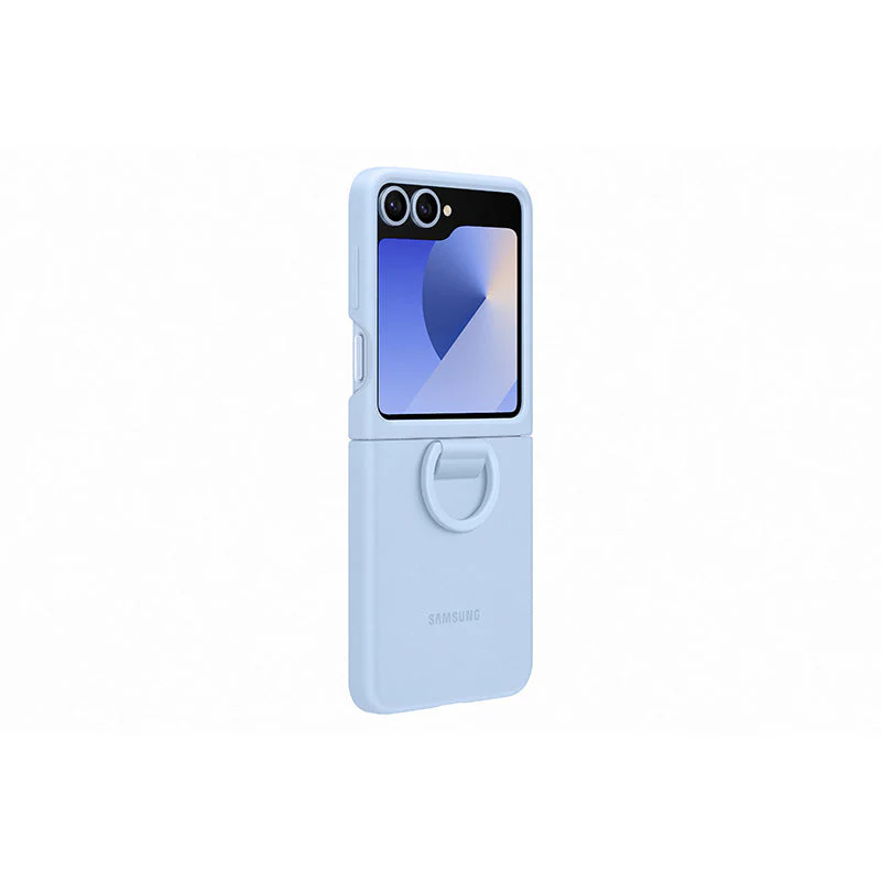 Samsung Galaxy Z Flip6 EF-PF741TLEGWW Silicone Case Blue - Image 6