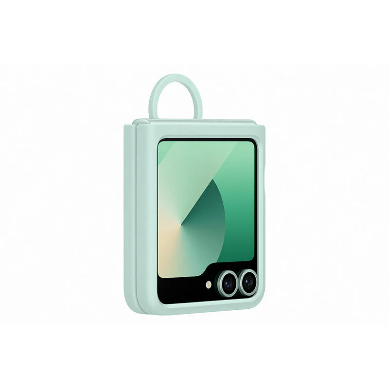 Samsung Galaxy Z Flip6 EF-PF741TMEGWW Silicone Case Mint - Image 3