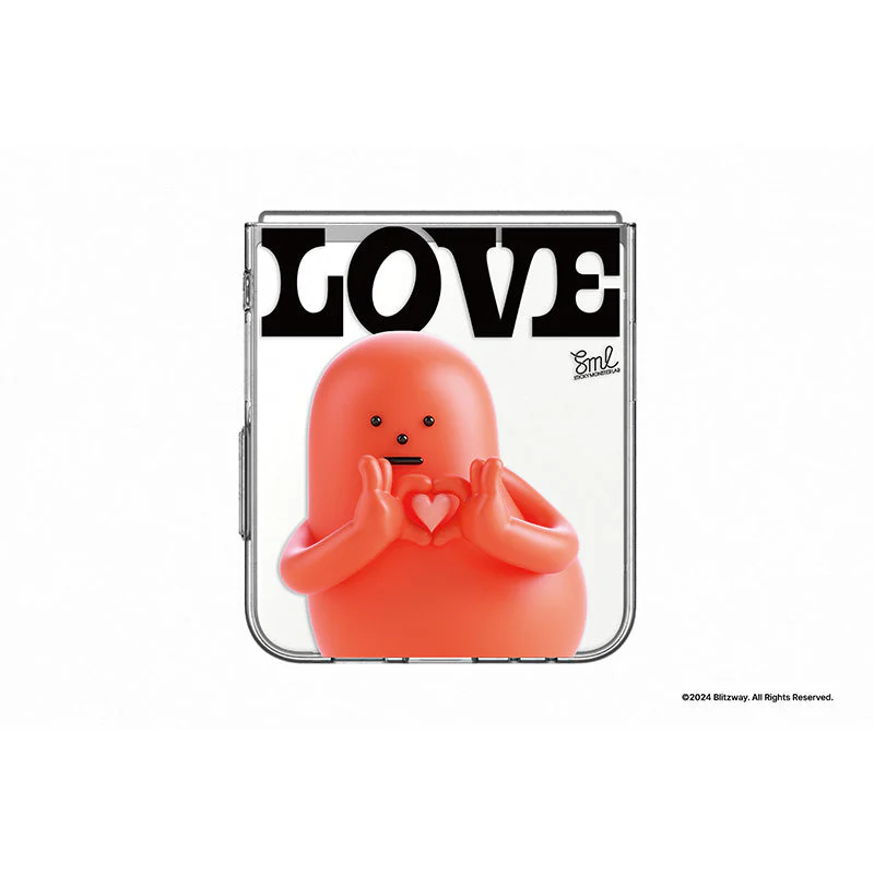 Samsung Galaxy Z Flip6 GP-FPF741SBERW Sticky Monster Lab Love Slim Impression Case - Image 2