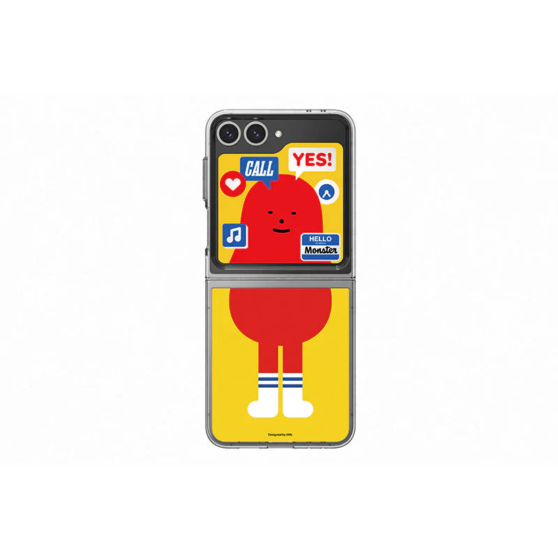 Samsung Galaxy Z Flip6 GP-TOF741SBCRW Sticky Monster Lab Redmon Flipsuit Card