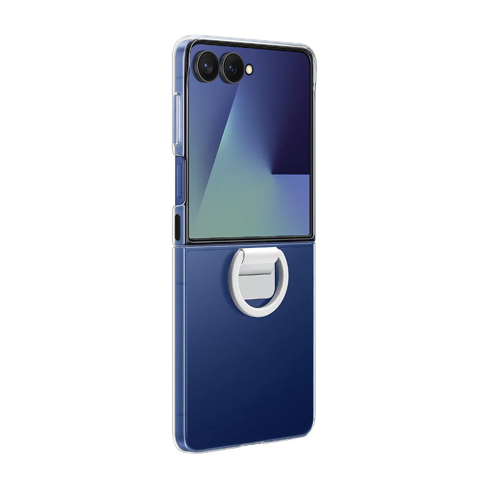 Samsung Galaxy Z Flip7 Clear Case with Ring - Image 2