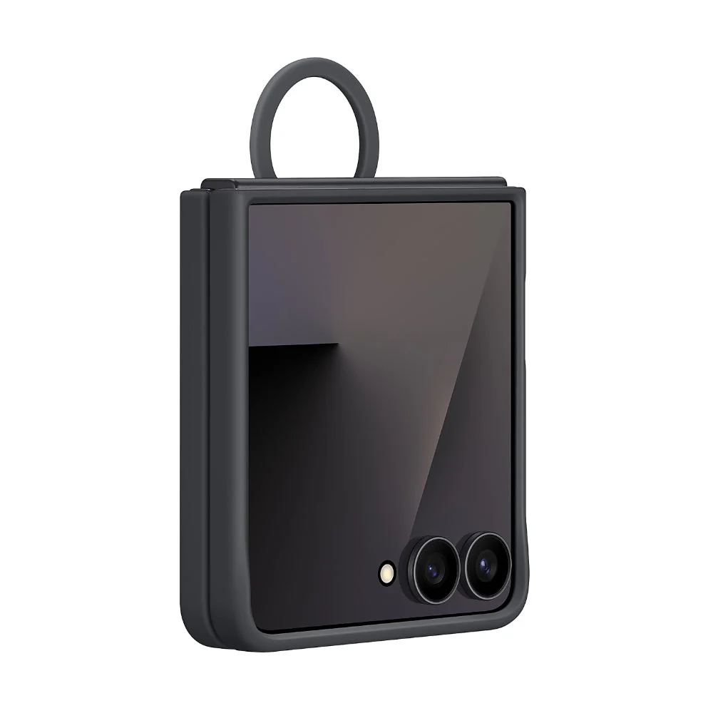 Samsung Galaxy Z Flip7 Silicone Case (Black) - Image 5
