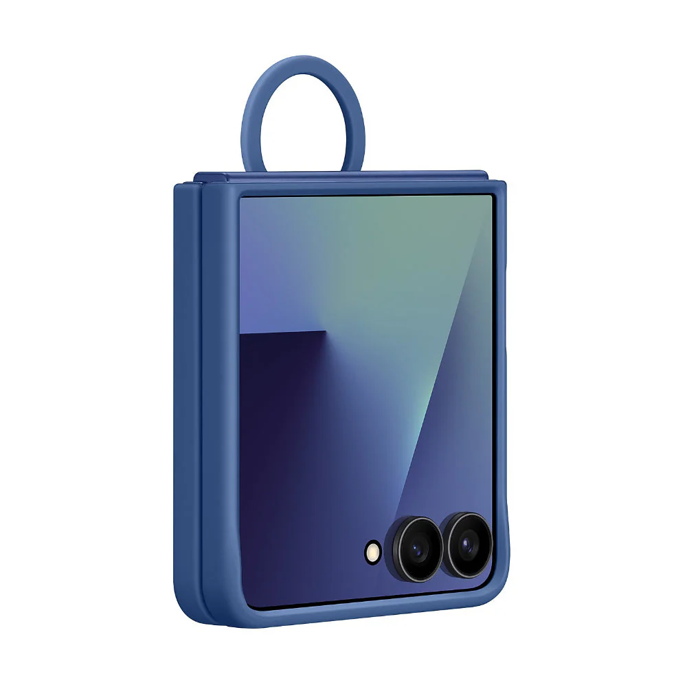 Samsung Galaxy Z Flip7 Silicone Case (Blue) - Image 5