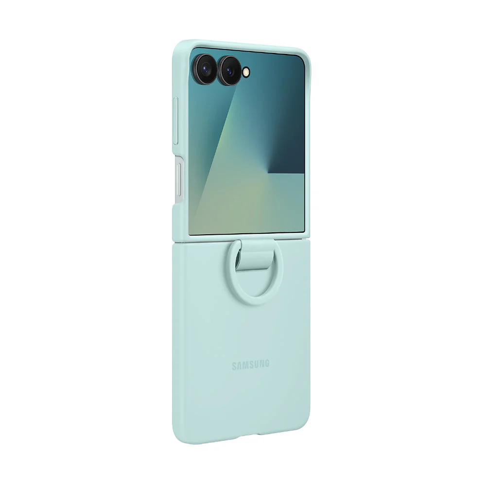 Samsung Galaxy Z Flip7 Silicone Case (Mint) - Image 2