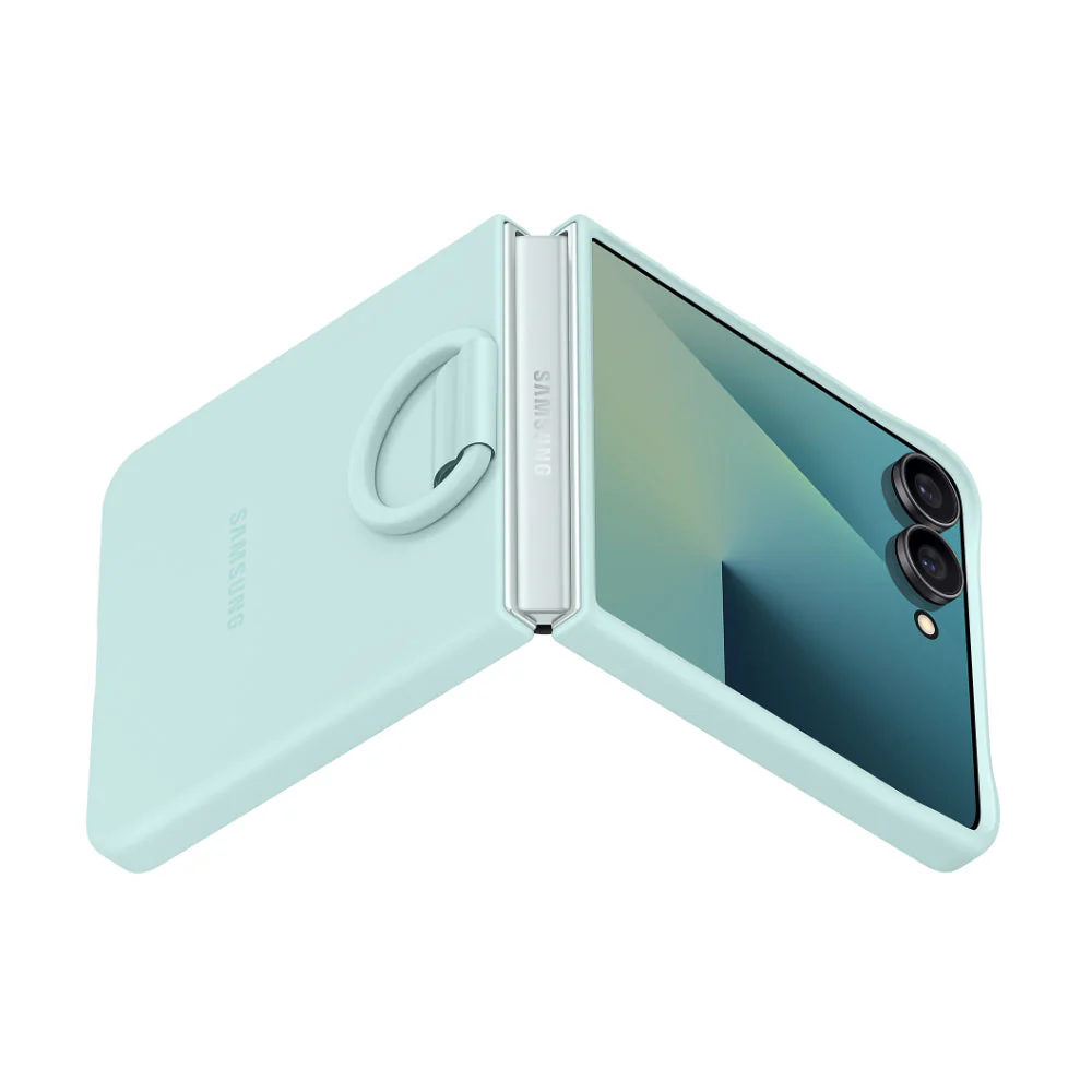Samsung Galaxy Z Flip7 Silicone Case (Mint) - Image 3