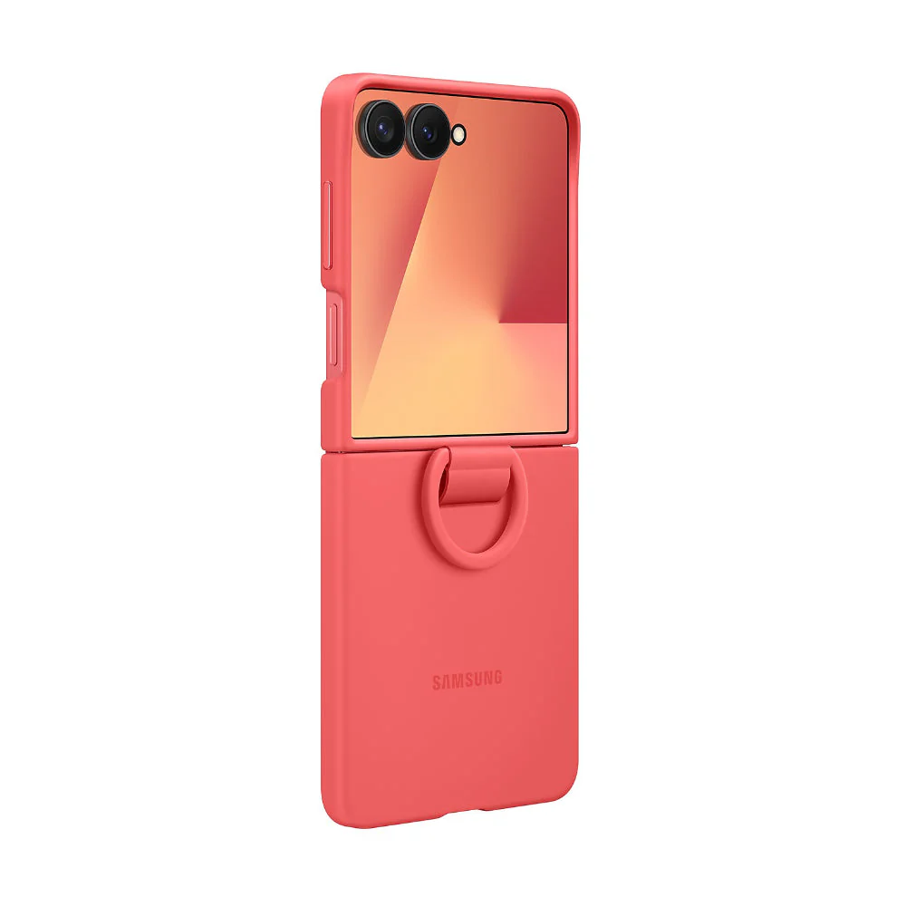 Samsung Galaxy Z Flip7 Silicone Case (Red) - Image 2