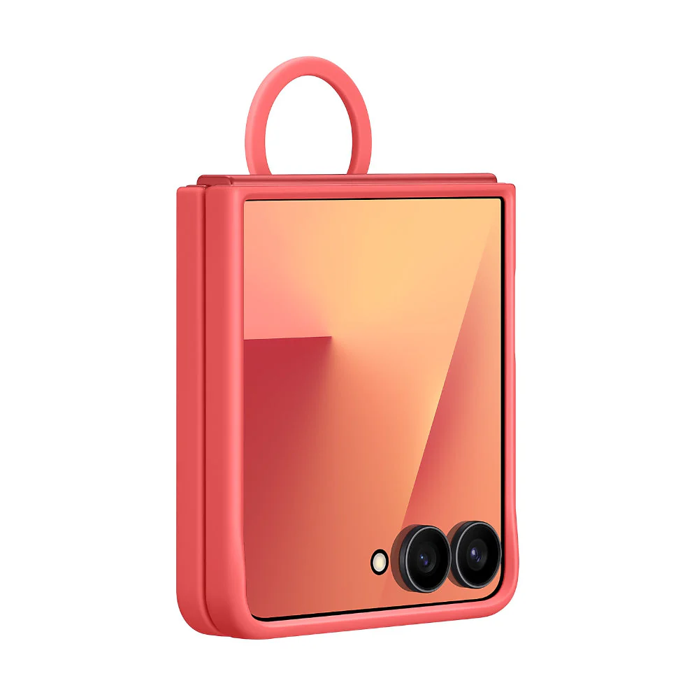 Samsung Galaxy Z Flip7 Silicone Case (Red) - Image 5