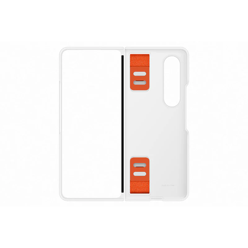 Samsung Galaxy Z Fold4 Silicone Grip Cover White - Image 3