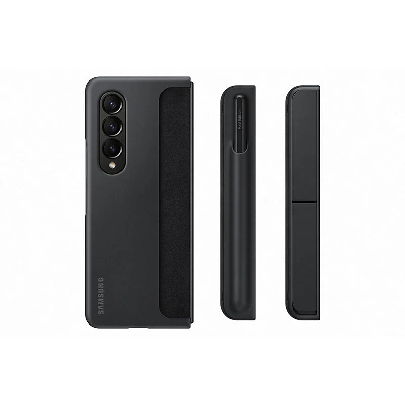 Samsung Galaxy Z Fold4 Standing Cover with Pen Black - Image 4