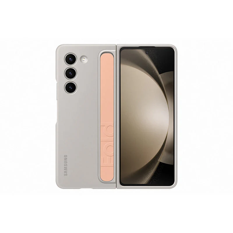 Samsung Galaxy Z Fold5 EF-MF946CUEGWW Standing Case with Strap (Sand) - Image 3