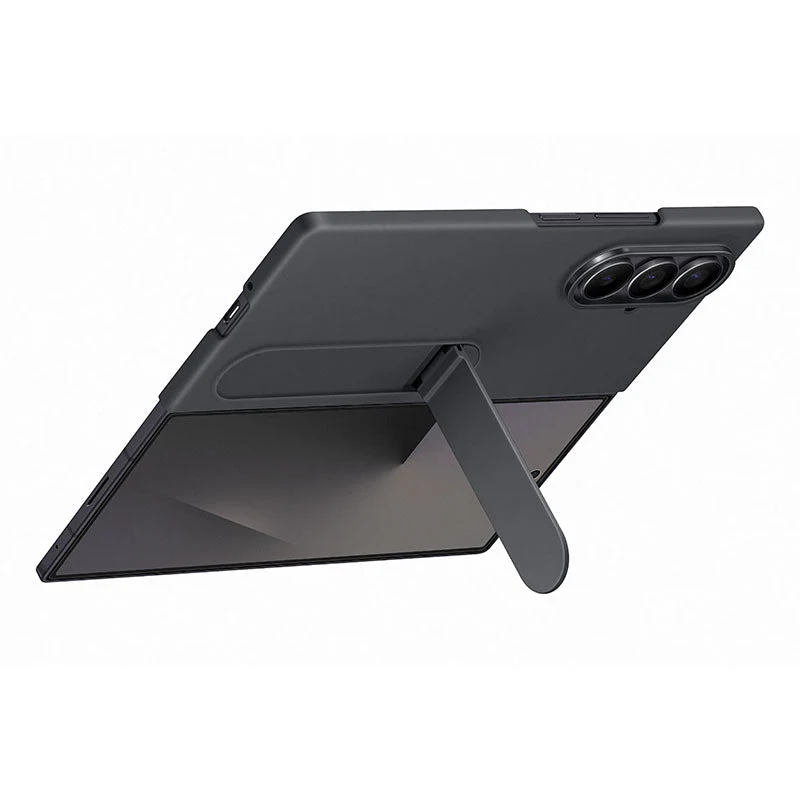 Samsung Galaxy Z Fold7 Silicone Case (Black) - Image 2