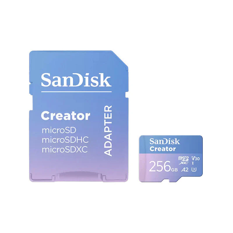 SanDisk Creator 256GB microSD Card - Image 2