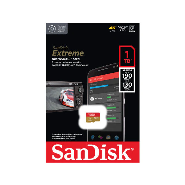 SanDisk Extreme microSDXC QuickFlow UHS-I 1TB - Image 2