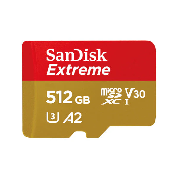 SanDisk Extreme microSDXC QuickFlow UHS-I 512GB - Image 3