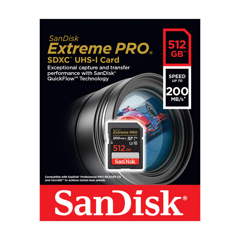 SanDisk Extreme Pro SDXC 512GB UHS-I Card - Image 3