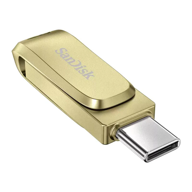 SanDisk Ultra Dual Drive Luxe 128GB USB-C Champagne Gold
