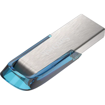 SanDisk Ultra Flair Flash Drive 128GB (Tropical Blue) USB 3.0 [SDCZ73-128G-G46B] - Image 5
