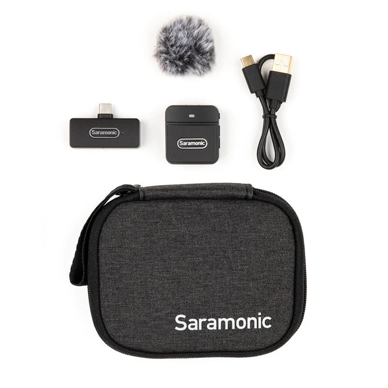 Saramonic Blink 100 B5 USB-C 2.4G Dual Channel Wireless Mic Kit (Single Transmitter) - Image 3