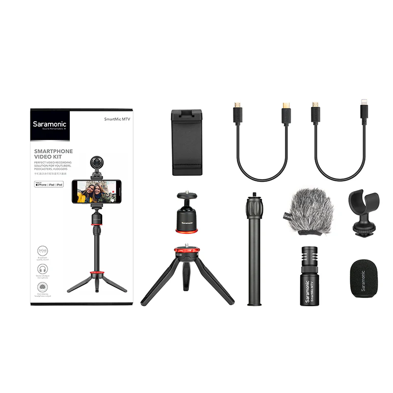 Saramonic SMC-SmartMic-MTV/Smartphone Vlog Combo Kit - Image 10