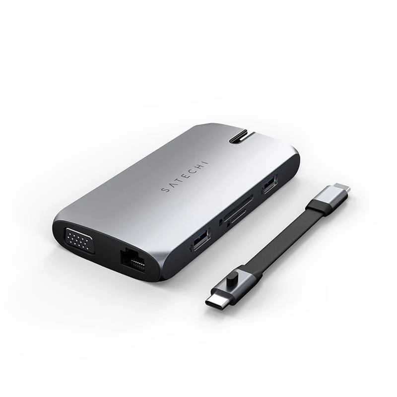 Satechi ST-UCMBAM USB-C On-The-Go Multiport Adapter (Space Grey)