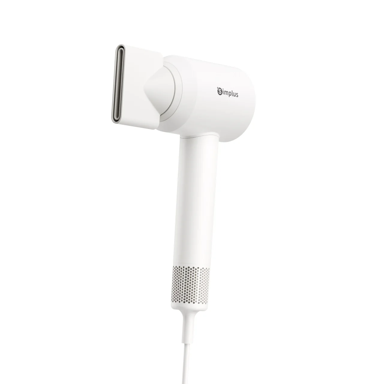 Simplus CFJH010WH01-S Hair Dryer White with Bag/Nozzle