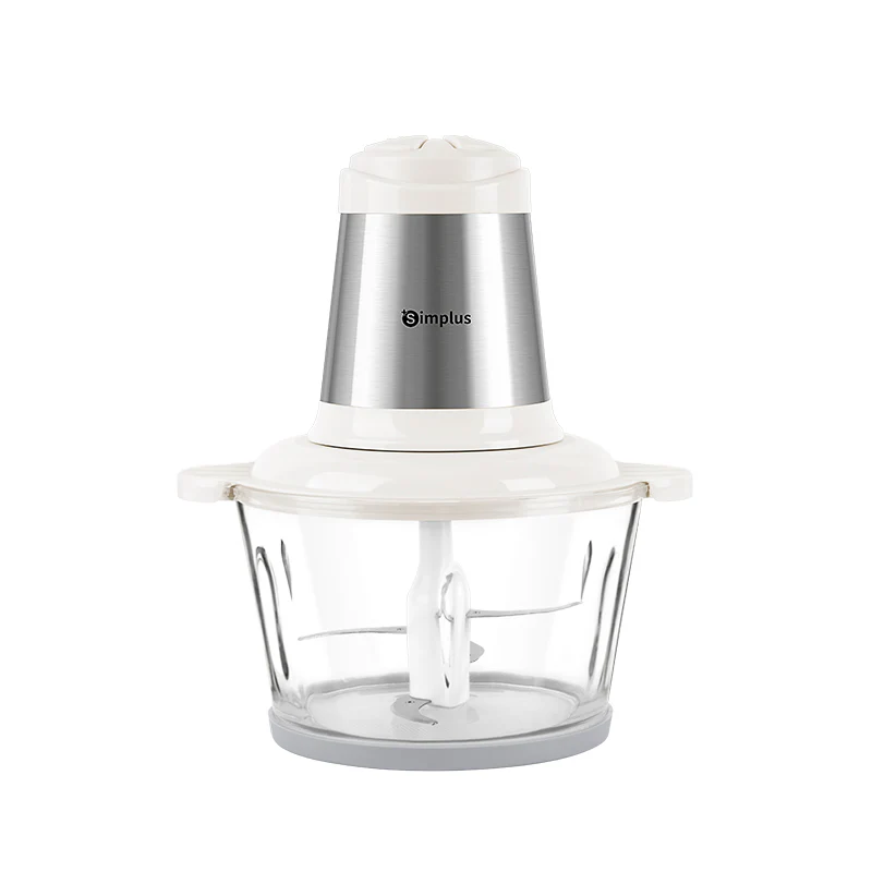 Simplus DDJR003CW00-S Beige 1.8L Meat Grinder Plastic/Metal Blade