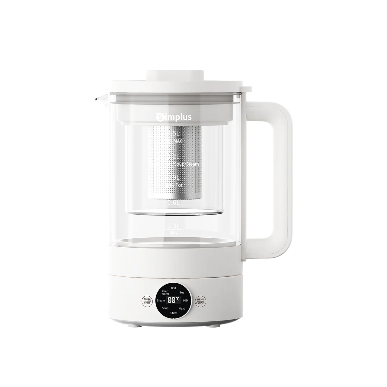 Simplus YSHU001WH02-S White 1.5L Electric Health Pot
