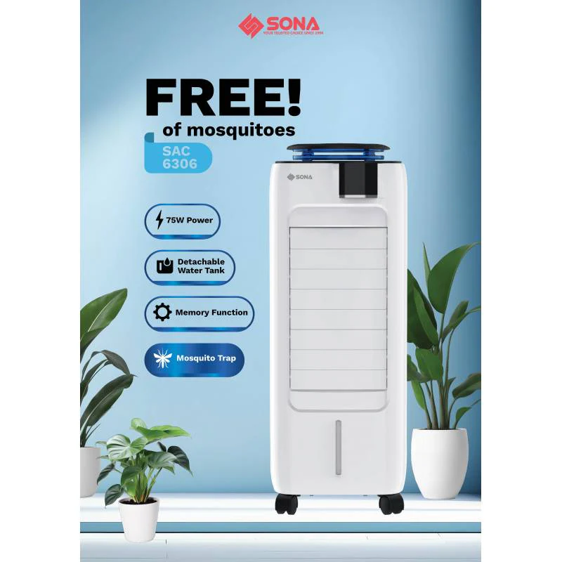 Sona SAC6306 Mosquito Trap Air Cooler - Image 6