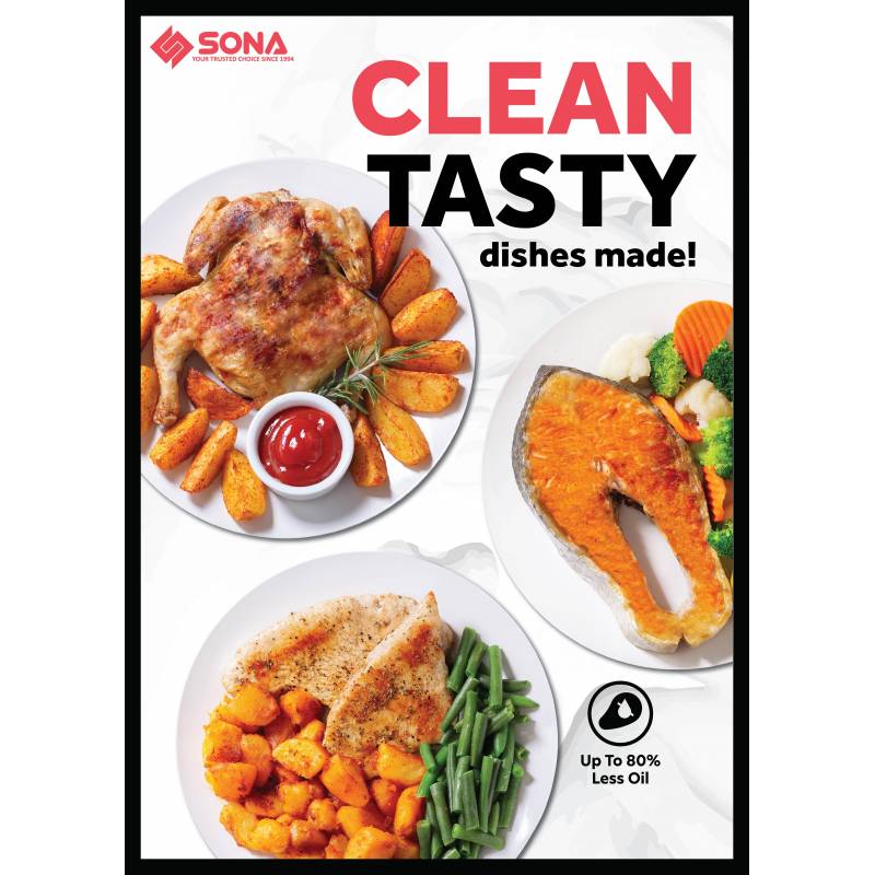 Sona SFR 2778 7.2L Digital Air Fryer - Image 6