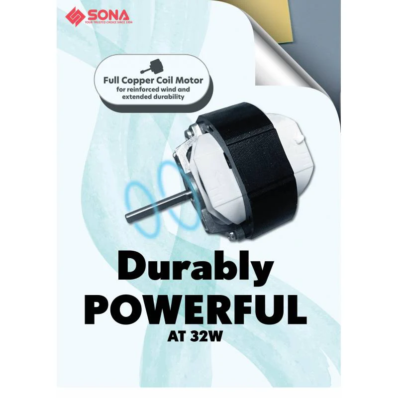 Sona STC 1322  6inch High Velocity Fan - Image 4