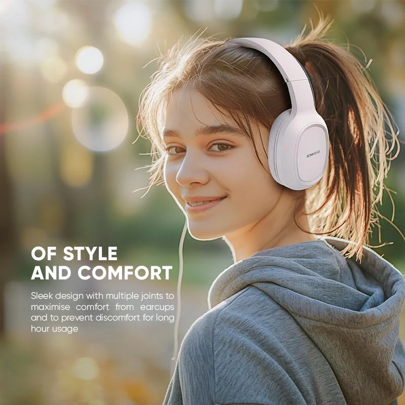 SonicGear Airphone III (Type C) BT Headphones - Carbon - Image 11