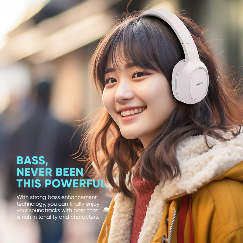 SonicGear Airphone III (Type C) BT Headphones - Mist - Image 5