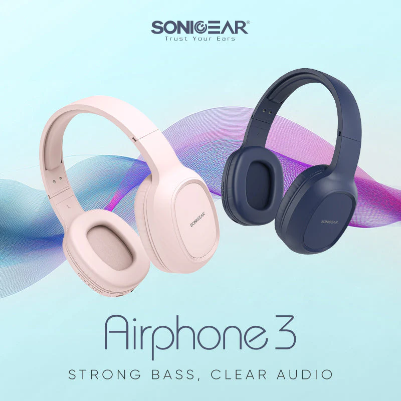 SonicGear Airphone III (Type C) BT Headphones - Mist - Image 6