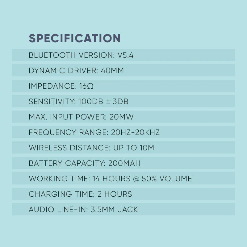 SonicGear Airphone III (Type C) BT Headphones - Mist - Image 9