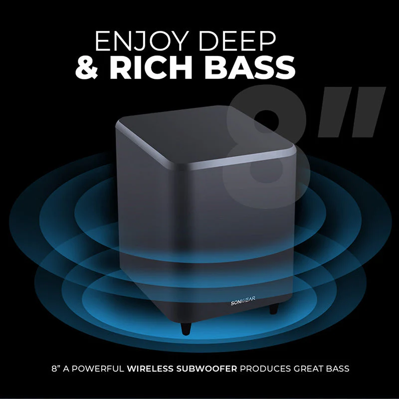 SonicGear Studiobar 3000 + Subwoofer + Mic - Image 8