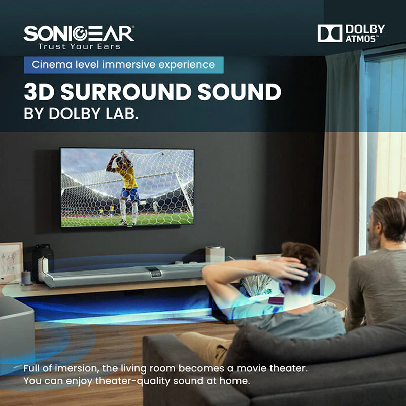SonicGear Studiobar 6000 + Subwoofer + Mic - Image 3
