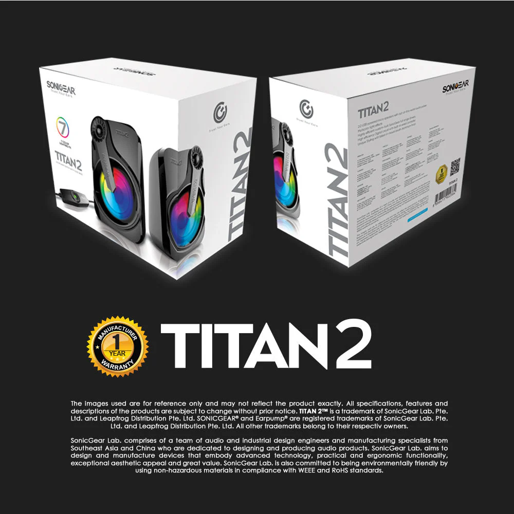 SonicGear Titan 2 2.0 Speaker - Image 8