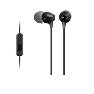Sony MDR-EX15AP Earphones with Mic (Black)