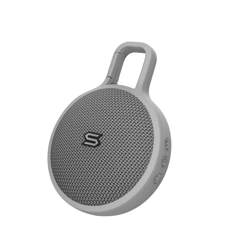 SOUL SS90GY S-STORM MINI Ultra Portable Wireless Speaker with Clip, Grey - Image 5