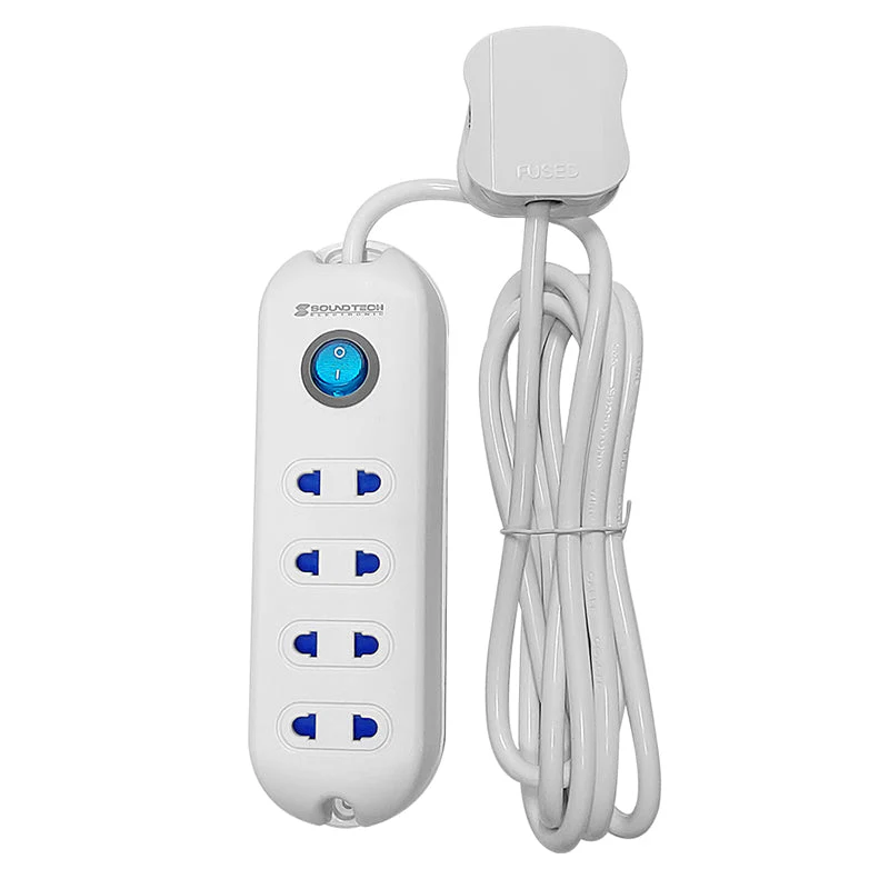 SoundTeoh PS-42A 4way 2Pin Extension 2M (White) - Image 4