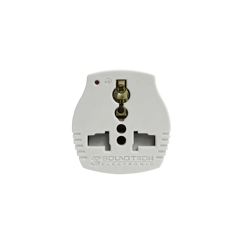 SoundTeoh TA-13 13A Travel Adaptor with Safety Shutter